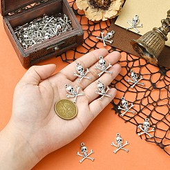 50Pcs Tibetan Style Alloy Pendants&nbsp;FIND-YW0009-48