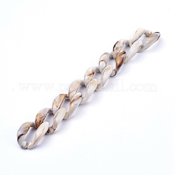 Handmade Acrylic Curb Chains&nbsp;AJEW-JB00605-02