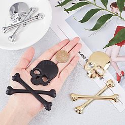 Zinc Alloy Car Stickers&nbsp;DIY-FH0001-005