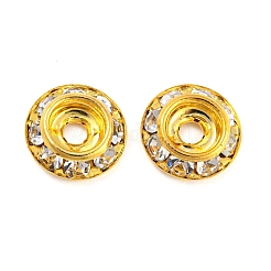 Brass Crystal Rhinestone Beads&nbsp;RB-F035-06A