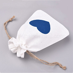 Burlap Packing Pouches Drawstring Bags&nbsp;ABAG-Q052-02C