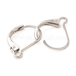 Brass Leverback Earring Findings&nbsp;KK-F828-03P
