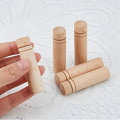 5Pcs Wooden Sewing Needle Holder Storage Case&nbsp;AJEW-FH0004-83