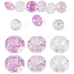 9Pcs 3 Colors Cubic Zirconia Cabochons&nbsp;ZIRC-TA0001-30A