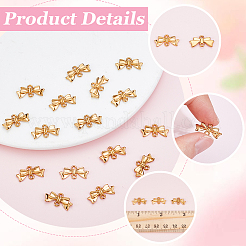 20Pcs 304 Stainless Steel Bowknot Links Connector Charms&nbsp;STAS-BBC0010-46