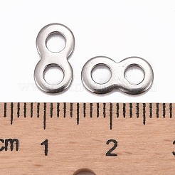Tarnish Resistant Infinity 201 Stainless Steel Bead Spacer Bars&nbsp;STAS-R064-46