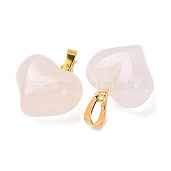Natural Rose Quartz Pendants&nbsp;G-B188-04G-04