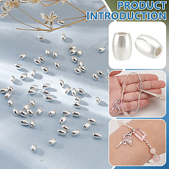 60Pcs 925 Sterling Silver Beads&nbsp;FIND-BC0013-07