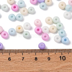 焼付塗装ガラスシードビーズ  丸い穴  ロンデル  グレードA  ミックスカラー  5~6x3.5~4mm  穴：1.6~1.8mm  約3000個/ポンド&nbsp;SEED-C003-02J