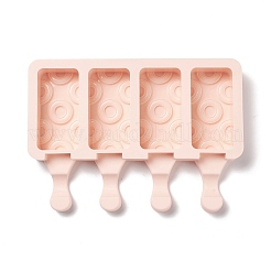 Food Grade DIY Rectangle Ice-cream Silicone Molds&nbsp;DIY-D062-01C