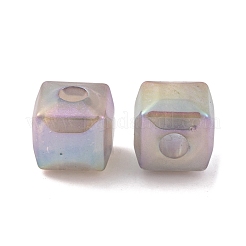 UV Plating Rainbow Iridescent Acrylic Beads&nbsp;PACR-C009-03G