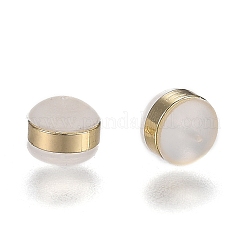Brass Rings Silicone Ear Nuts&nbsp;SIL-N003-04LG