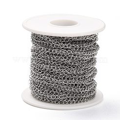 Tarnish Resistant 304 Stainless Steel Curb Chain&nbsp;CHS-H031-05P