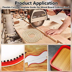 Plastic Woodworking Special Shaped Strips&nbsp;AJEW-WH0596-576A