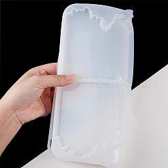 DIYカップマット作り  プラスチック製のアートブラシペンとピペット  シリコーン計量カップとモールド  ラテックス指サック  アルミ箔  木の棒  ミックスカラー  金型：210x8.5mm  233x234x10mm  2個/セット&nbsp;DIY-OC0002-22