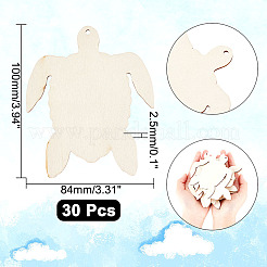 30Pcs Unfinished Poplar Wood Cutouts&nbsp;WOOD-AR0001-22