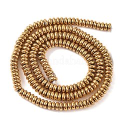 Electroplated Synthetic Non-magnetic Hematite Beads Strands&nbsp;G-H027-D01-01