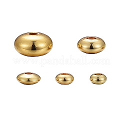 75Pcs 5 Size Brass Spacer Beads Set&nbsp;KK-LS0001-04G
