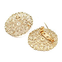 Brass Brooch Findings&nbsp;FIND-R144-05G