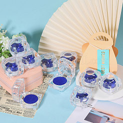 Square Plastic Ring Storage Boxes with EVA Inside&nbsp;AJEW-WH0472-43B