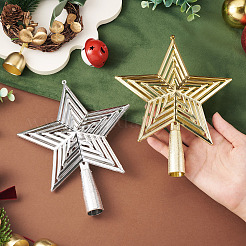 2Pcs 2 Colors Christmas Plastic Big Pendants&nbsp;KY-TA0001-68