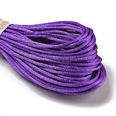 ポリエステル刺繍糸  クロスステッチの糸  青紫色  1.5mm  20 M /バンドル&nbsp;OCOR-C005-A16-1