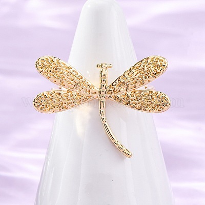 Brass Cuff Rings for Women&nbsp;RJEW-U047-36G-1