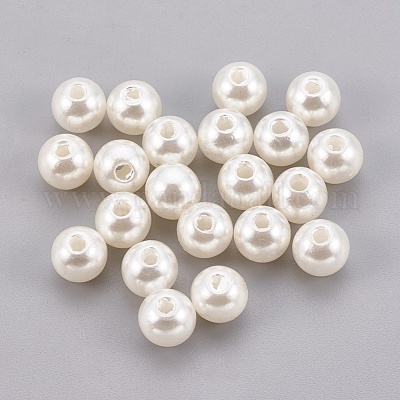 ABS Plastic Imitation Pearl Beads&nbsp;KY-G009-8mm-02-1