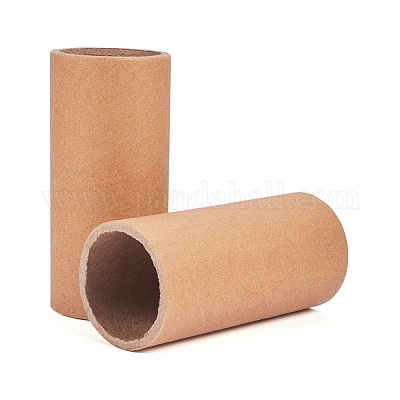 クラフト紙チューブ  キャメル  9.9x4.6cm  内径：4のCM&nbsp;PH-DIY-WH0063-12-1