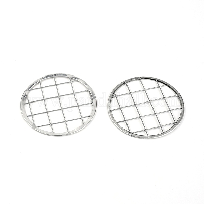 Tinplate Lid Insert with Square Grids&nbsp;FIND-WH0077-54-1