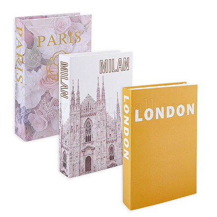 Wholesale 3Pcs 3 Styles Paper Fake Book Model Simulation Book ...