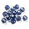 Imitation Austrian Crystal Beads, Grade AAA, K9 Glass, Faceted(32 Facets), Round, Dark Blue, 10mm, Hole: 0.9~1mm