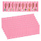 4Pcs PP Plastic Multi-Function Drawer Divider, Classification Partition, Hot Pink, 248x69.5x2mm
