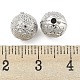 CCBプラスチックビーズ  プラチナ  ラウンド  8mm  穴：1.6mm&nbsp;CCB-P013-24B-P-3