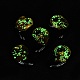 Luminous Handmade Silver Foil Lampwork Beads&nbsp;LAMP-F022-05E-3