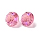 Crackle Moonlight Style Glass Rhinestone Cabochons&nbsp;X-RGLA-J014-C-IO-3