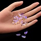 クリアガラスチャーム  ティアドロップ  クリアAB  14x8x5mm  穴：1.2mm&nbsp;GLAA-YW0003-03-6
