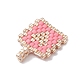 2Pcs Handmade MIYUKI Round Rocailles Seed Loom Pattern&nbsp;PALLOY-MZ00186-03-4