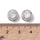 Brass Micro Pave Clear Cubic Zirconia Beads&nbsp;KK-K360-11P-3