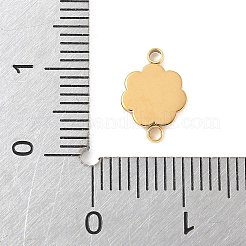 304 Stainless Steel Connector Charms&nbsp;STAS-Q351-03G-B