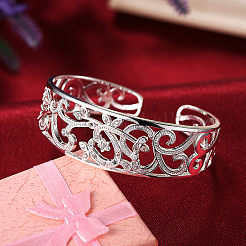 Brass Cuff Bangles&nbsp;BJEW-BB18056