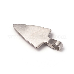 304 Stainless Steel Big Pointed Pendants&nbsp;STAS-I132-01