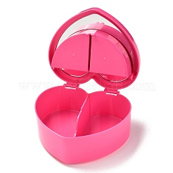 Heart Plastic Jewelry Boxes&nbsp;OBOX-F006-09D