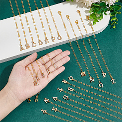 Letter A~Z Alloy Rhinestone Cup Pendant Decorations&nbsp;HJEW-AB00386