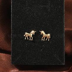 Brass Stud Earrings&nbsp;EJEW-F403-07G
