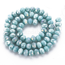 Opaque Baking Paint Glass Beads Strands&nbsp;EGLA-N006-010A-B05