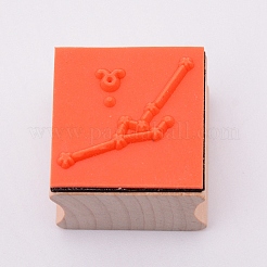 Wooden Stamps&nbsp;LS-DIY-WH0175-46B