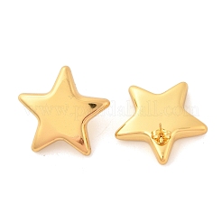 304 Stainless Steel Star Stud Earrings&nbsp;EJEW-Q011-03G