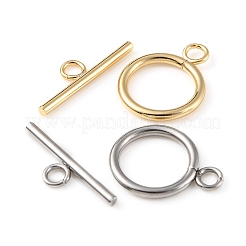 10 Sets 2 Styles 304 Stainless Steel Toggle Clasps&nbsp;STAS-YW0001-64
