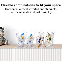 Transparent Acrylic Shoes Storage Rack&nbsp;ODIS-WH0043-281